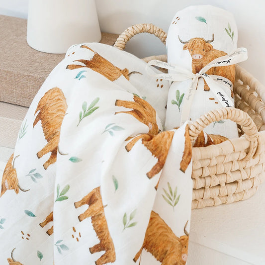 Extra Large Highland Bamboo Muslin