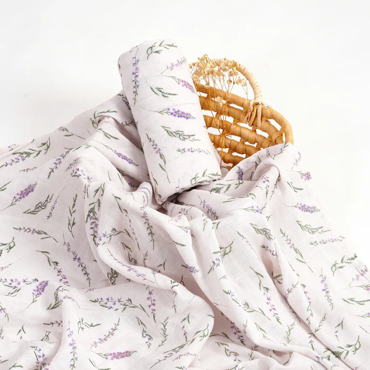Extra Large Lavender Bamboo Muslin