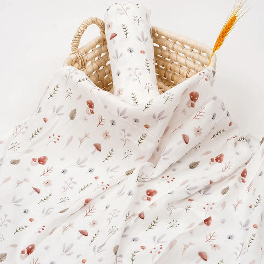 Extra Large Woodland Bamboo Muslin