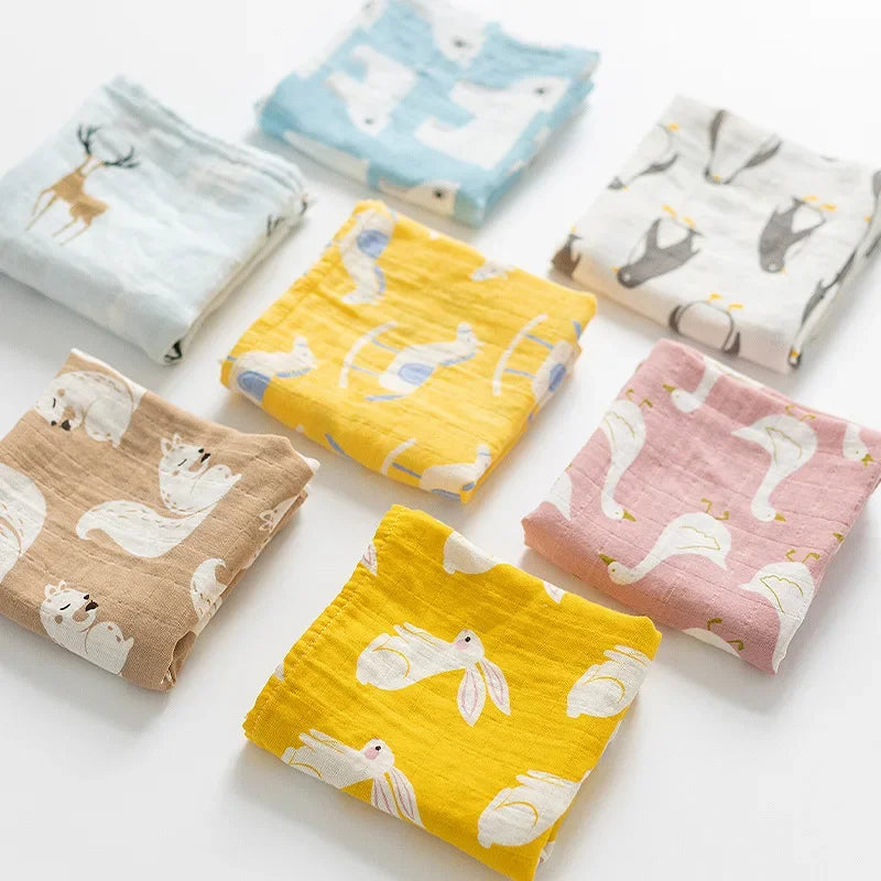 Rabbit Organic Cotton Muslin Square