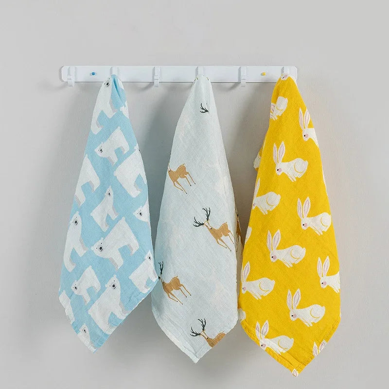 Rabbit Organic Cotton Muslin Square