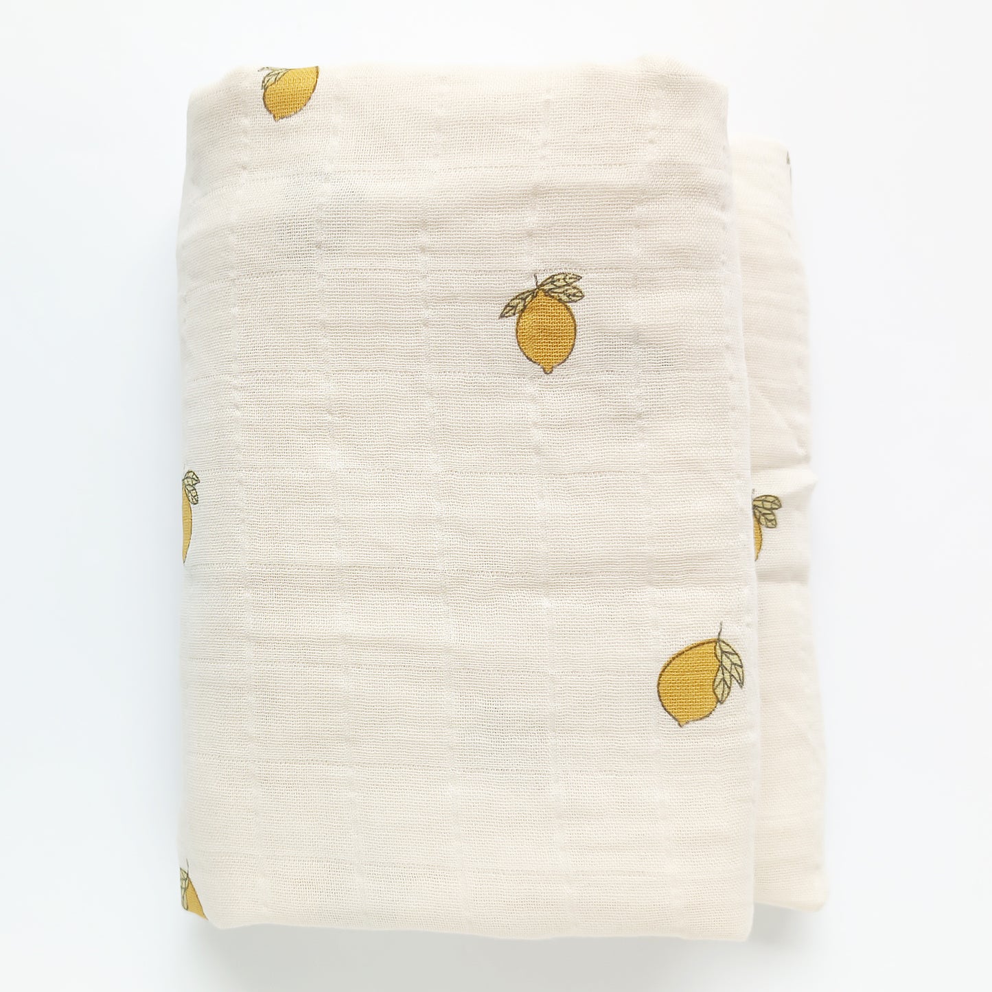 Organic Extra Large Lemon Cotton Muslin