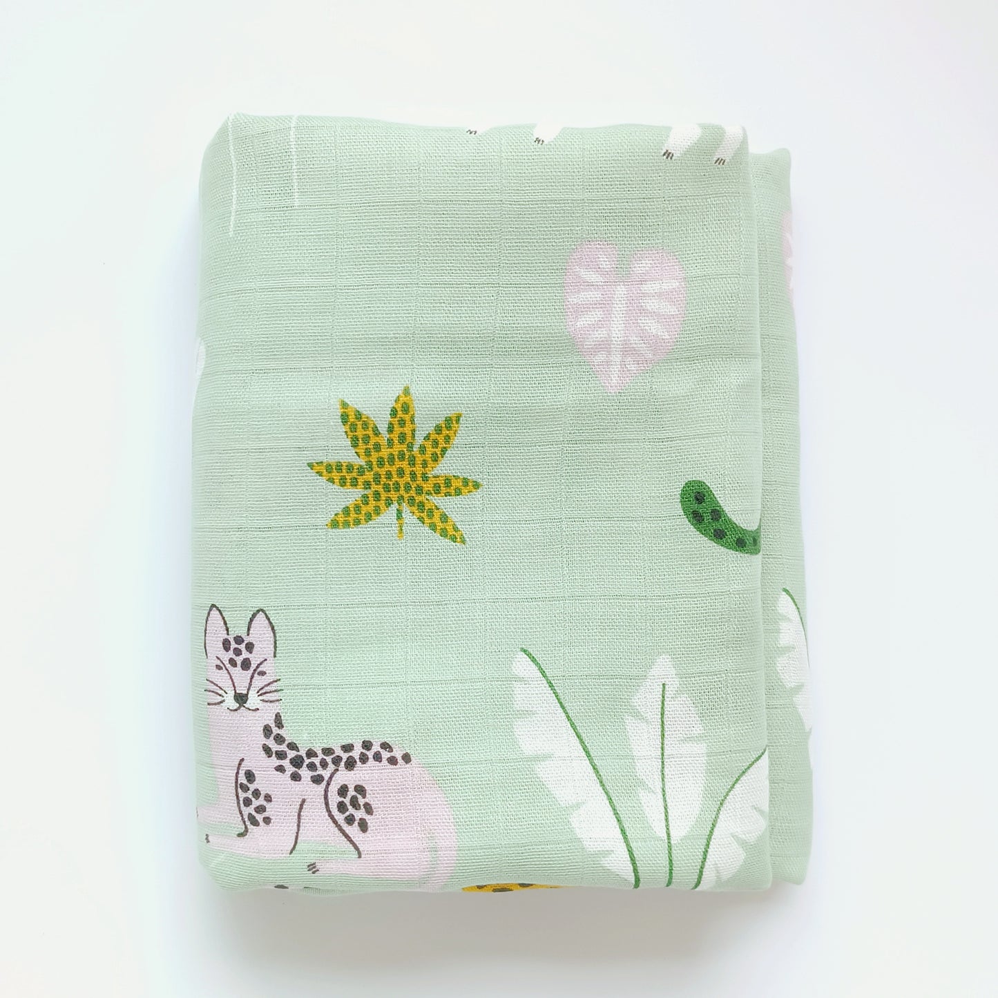 Extra Large Leopard Bamboo Muslin
