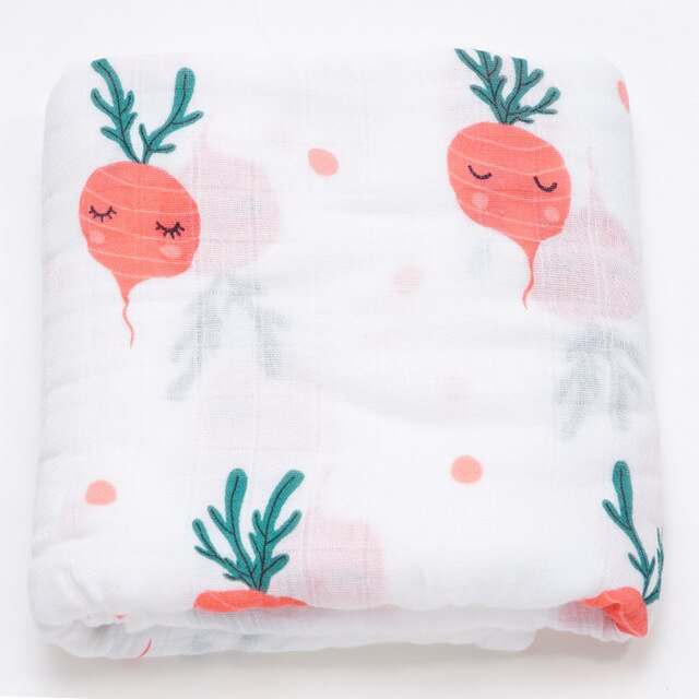 Extra Large Radish Bamboo Muslin