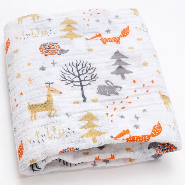 Extra Large Woodland Cotton Muslin