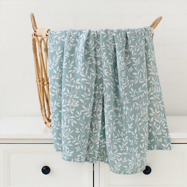 Extra Large Leafy Bamboo Muslin