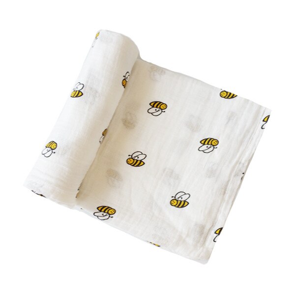Extra Large Bee Cotton Muslin