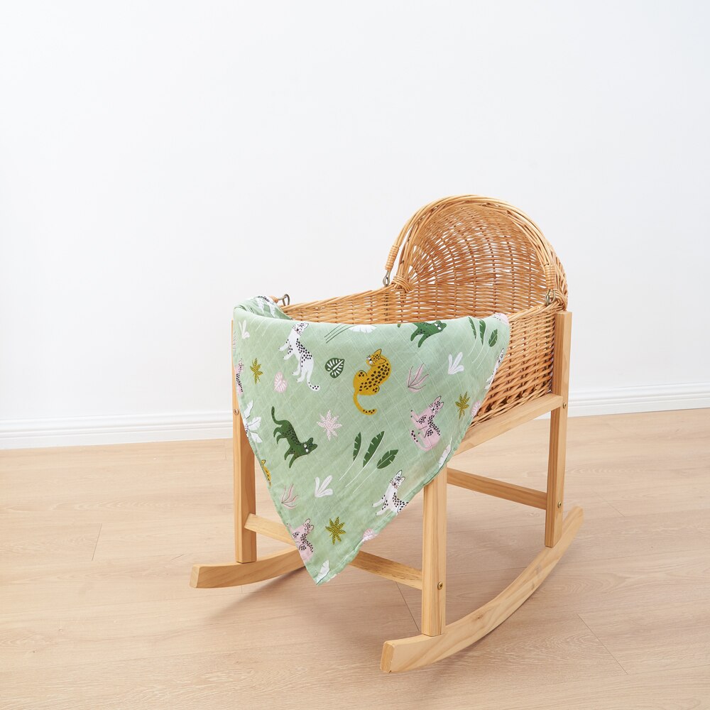 Extra Large Leopard Bamboo Muslin