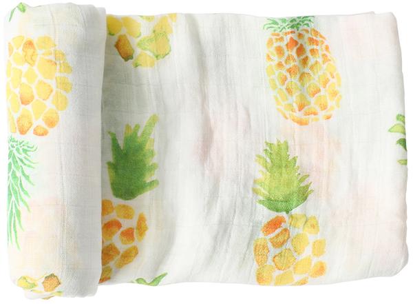 Extra Large Pineapple Bamboo Muslin