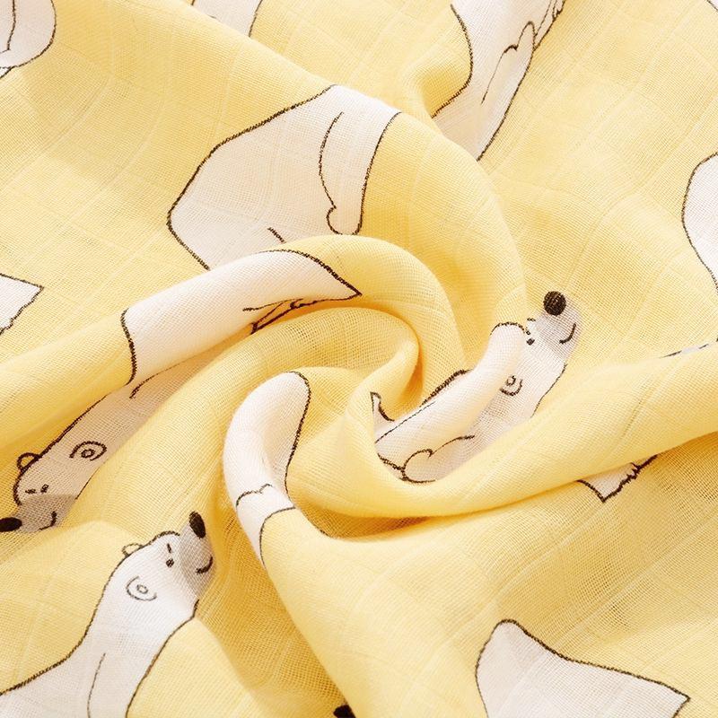 Extra Large Polar Bear Bamboo Muslin