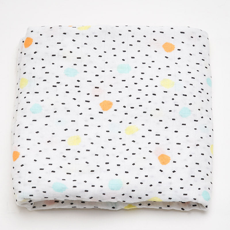 Extra Large Dot Bamboo Muslin