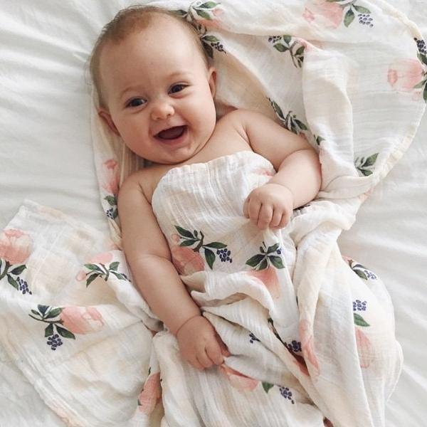 Extra Large Floral Cotton Muslin – Bumble Baby Boutique