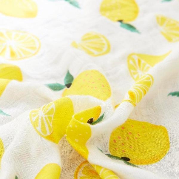 Extra Large Lemon Cotton Muslin