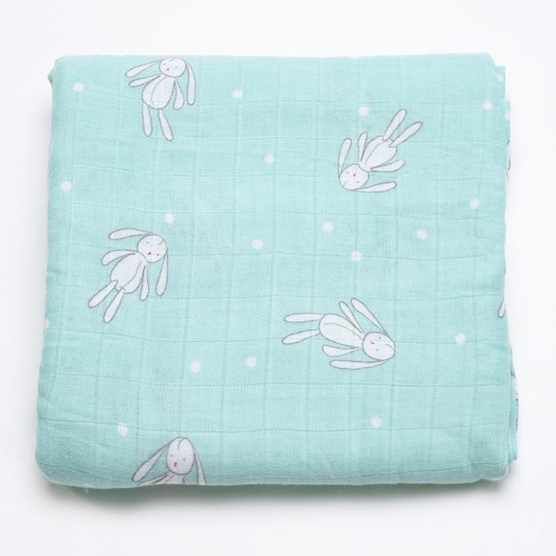 2 Pack Extra Large Bunny Bamboo Muslins