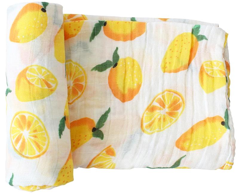 Extra Large Lemon Cotton Muslin
