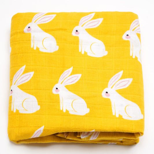 Organic Extra Large Rabbit Cotton Muslin