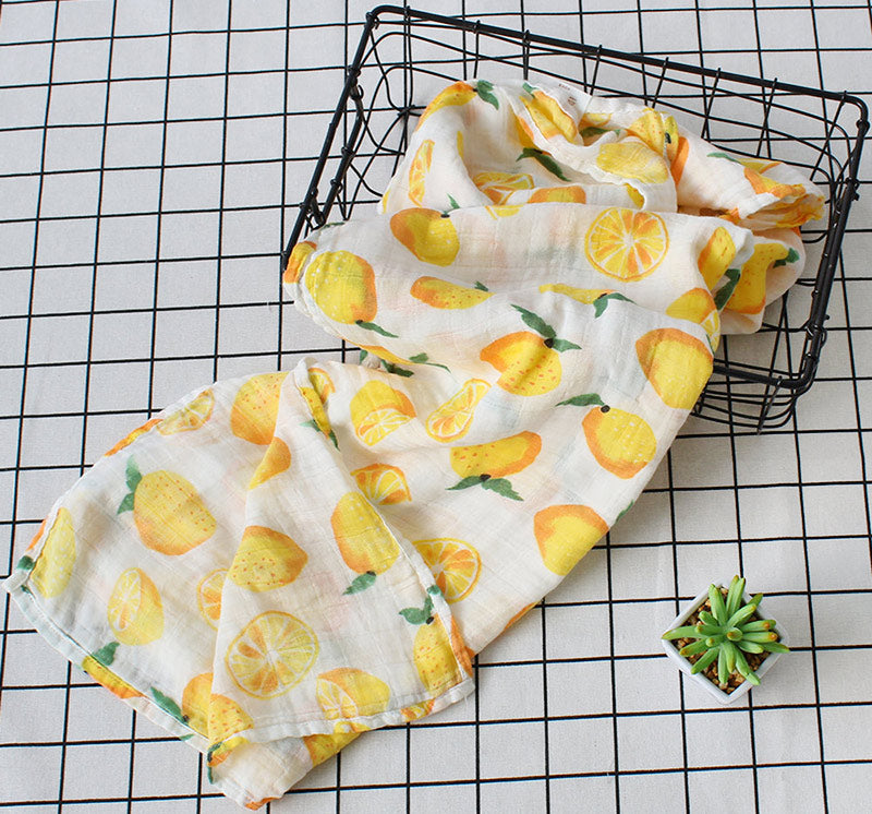 2 Pack Extra Large Fruity Bamboo Muslins