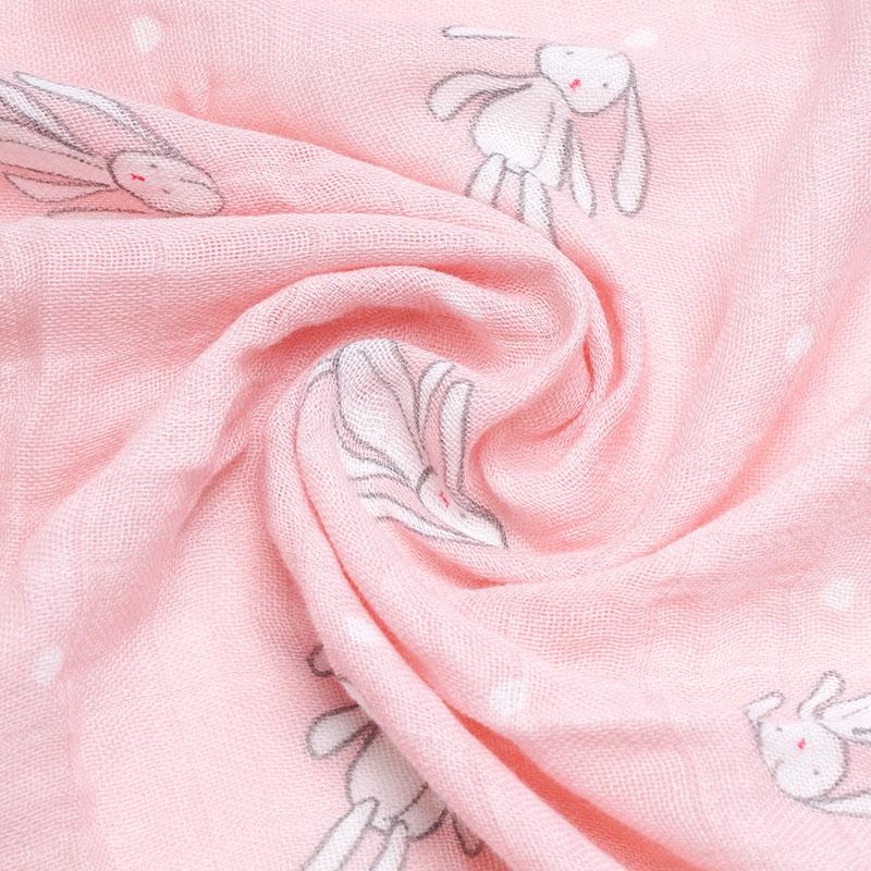 2 Pack Extra Large Bunny Bamboo Muslins
