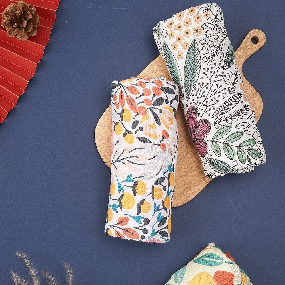 Extra Large Meadow Bamboo Muslin