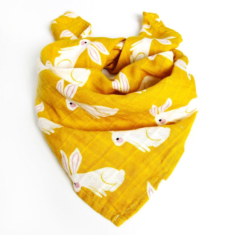 Rabbit Organic Cotton Muslin Square Bumble Baby Boutique