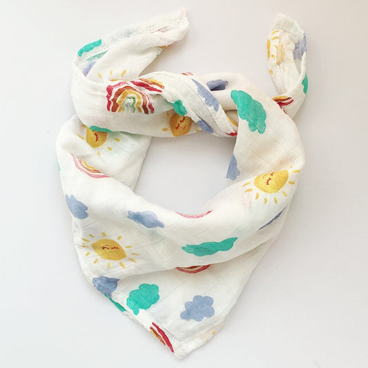 Rainbow Bamboo Muslin Square