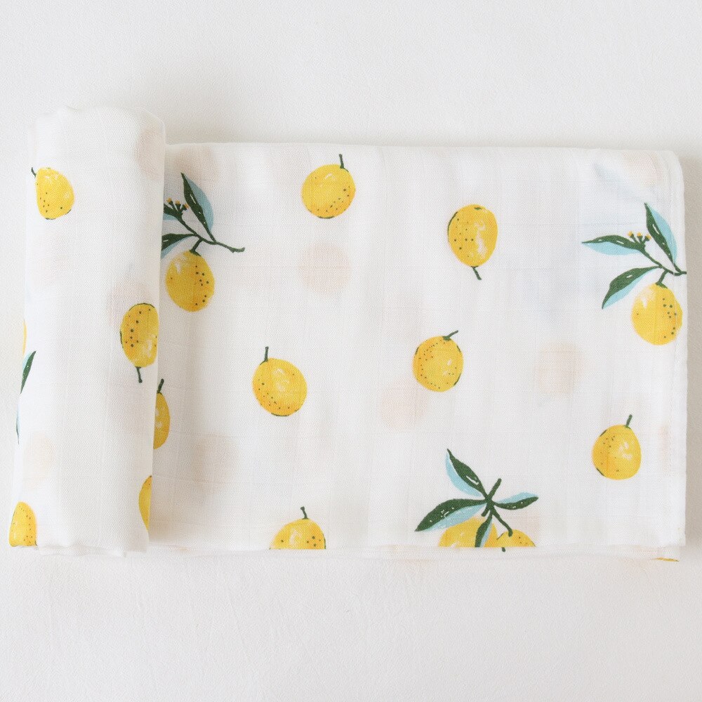 Extra Large Lemon Bamboo Muslin