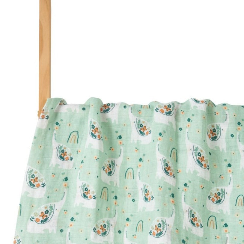 Extra Large Elephant Cotton Muslin