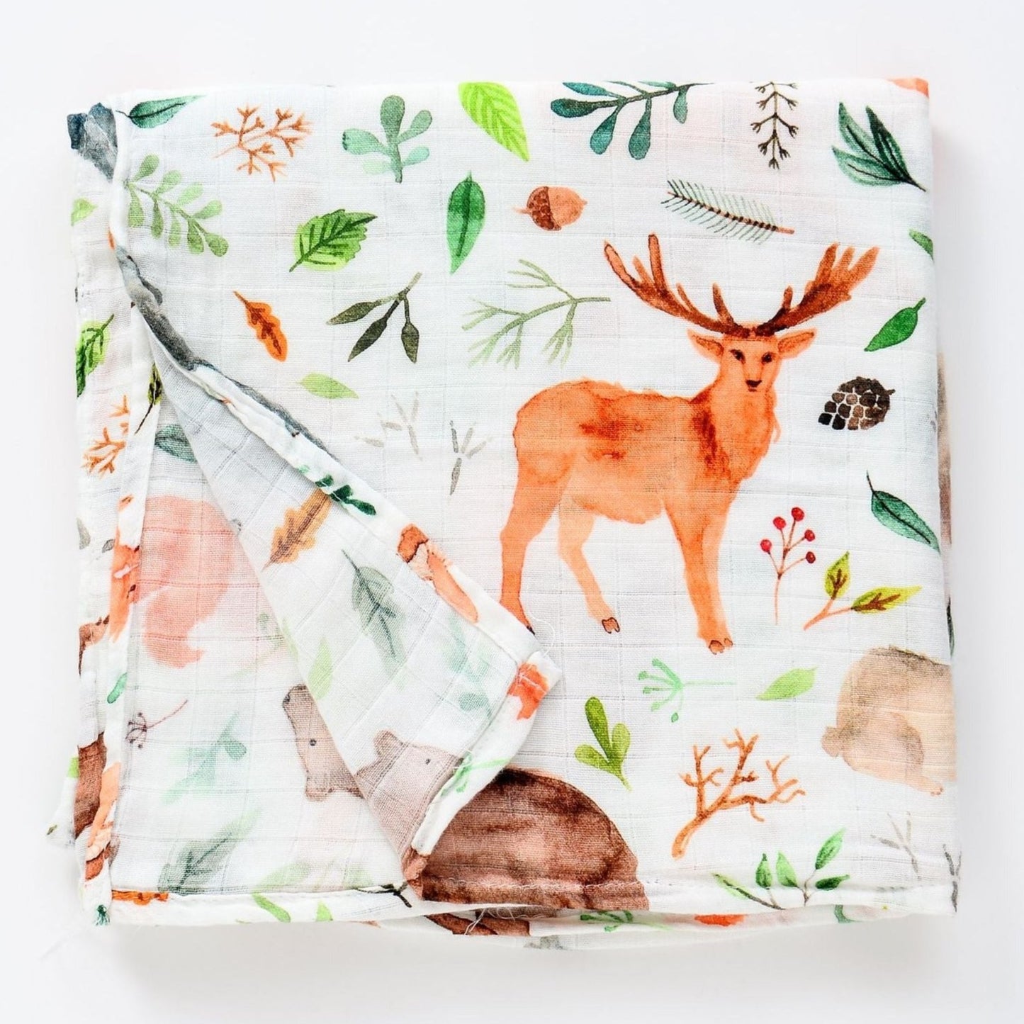 Extra Large Forest Bamboo Muslin
