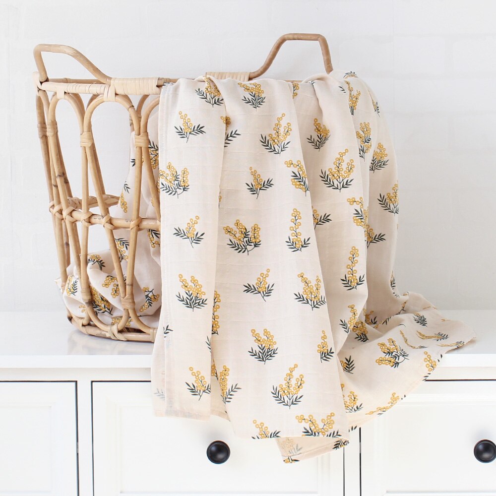 Organic Extra Large Berry Cotton Muslin