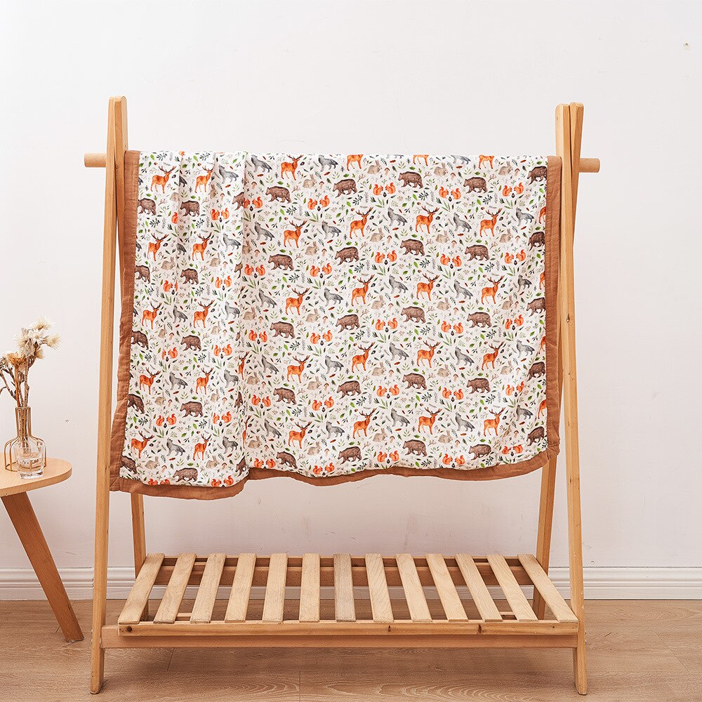 Four Layer Forest Bamboo Blanket