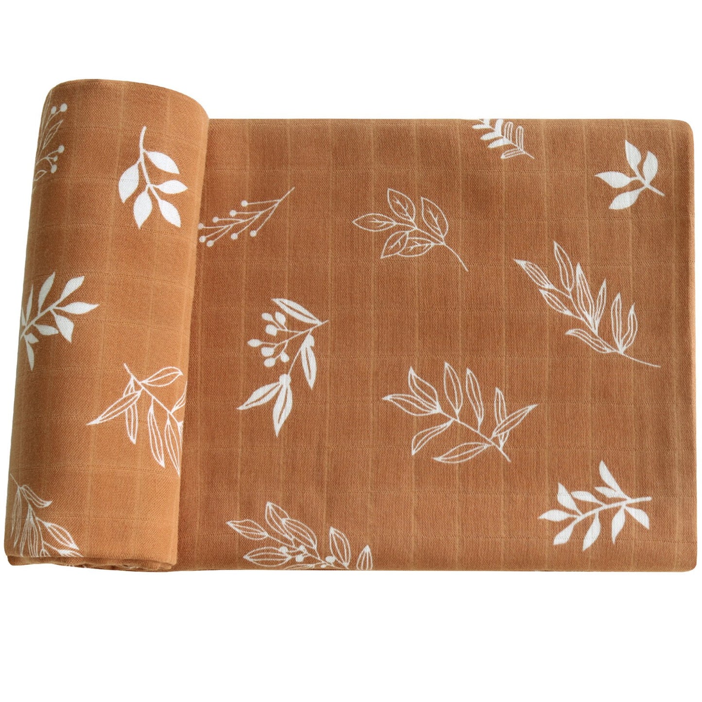 Extra Large Leaf Bamboo Muslin
