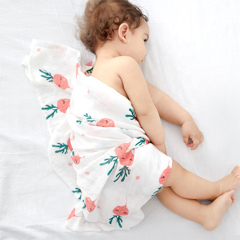 Extra Large Radish Bamboo Muslin