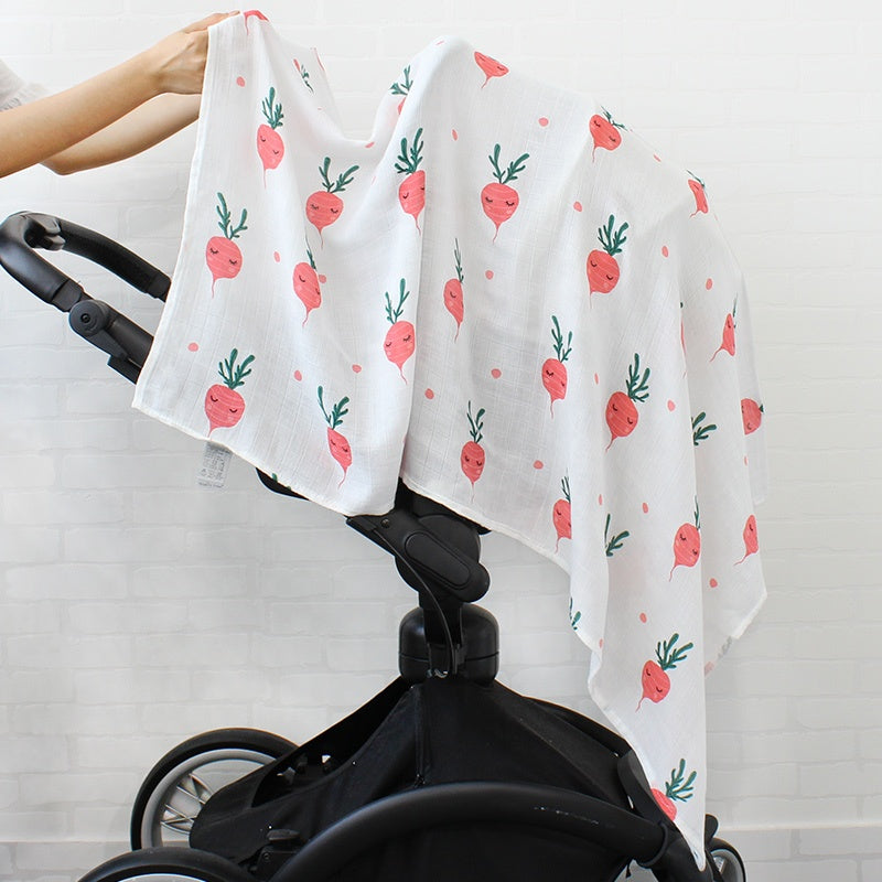 Extra Large Radish Bamboo Muslin