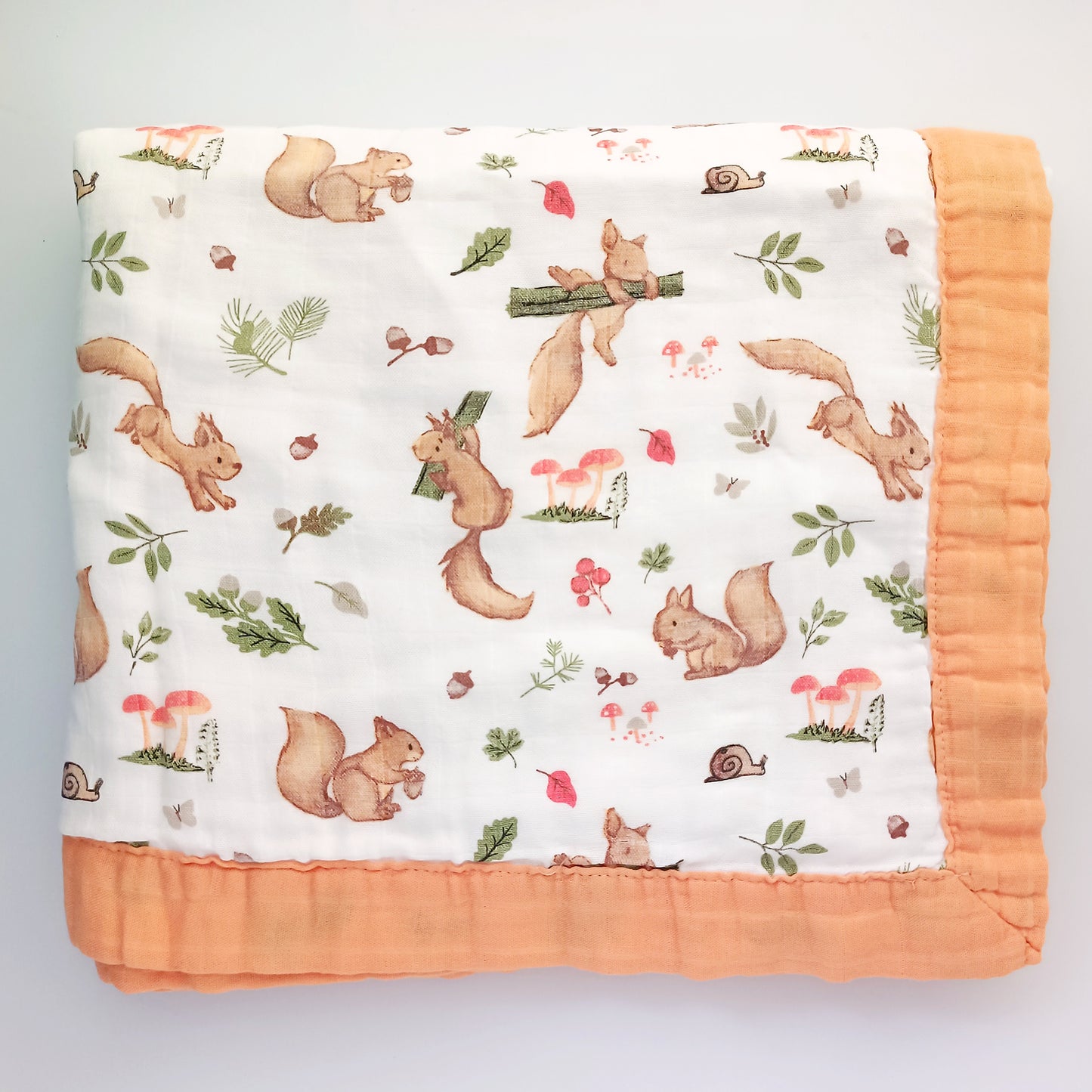 Four Layer Woodland Bamboo Blanket