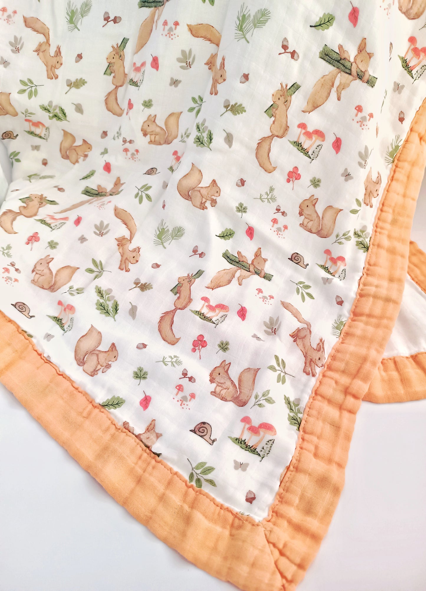 Four Layer Woodland Bamboo Blanket