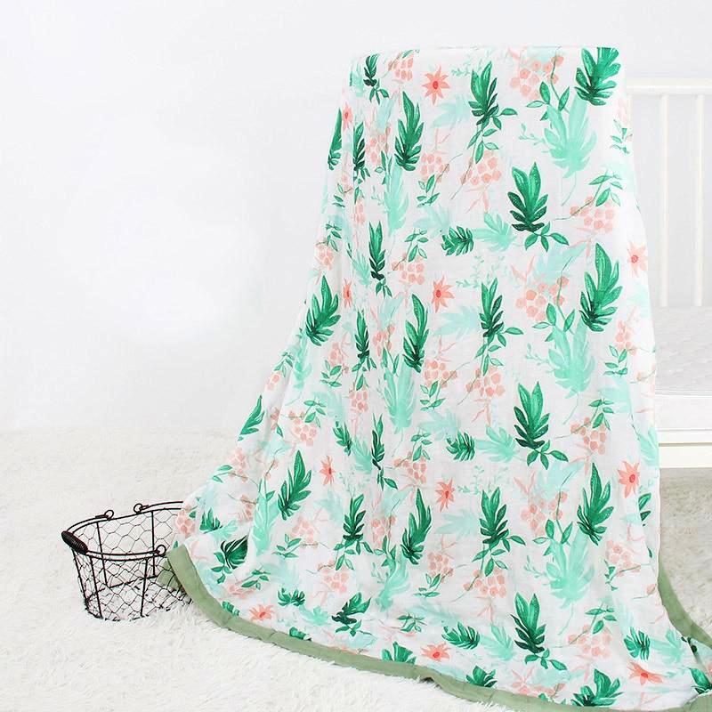 Four Layer Tropical Bamboo Blanket