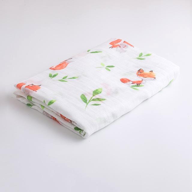 Extra Large Fox Bamboo Muslin