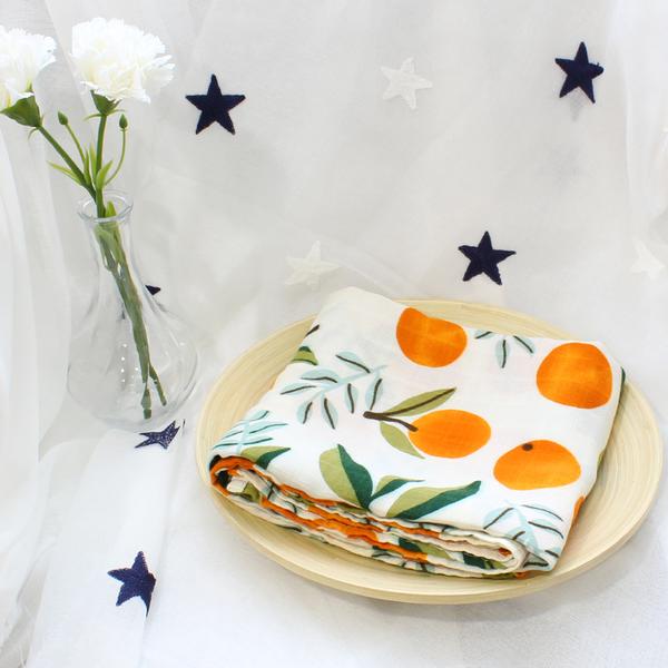 2 Pack Extra Large Fruity Bamboo Muslins