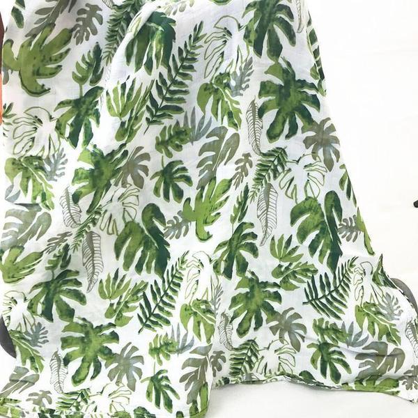 2 Pack Extra Large Tropical Bamboo Muslins