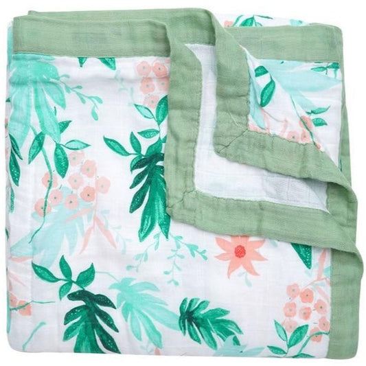 Four Layer Tropical Bamboo Blanket