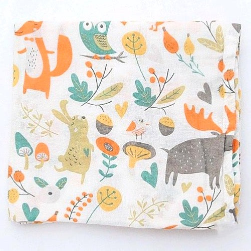 Extra Large Woodland Cotton Muslin