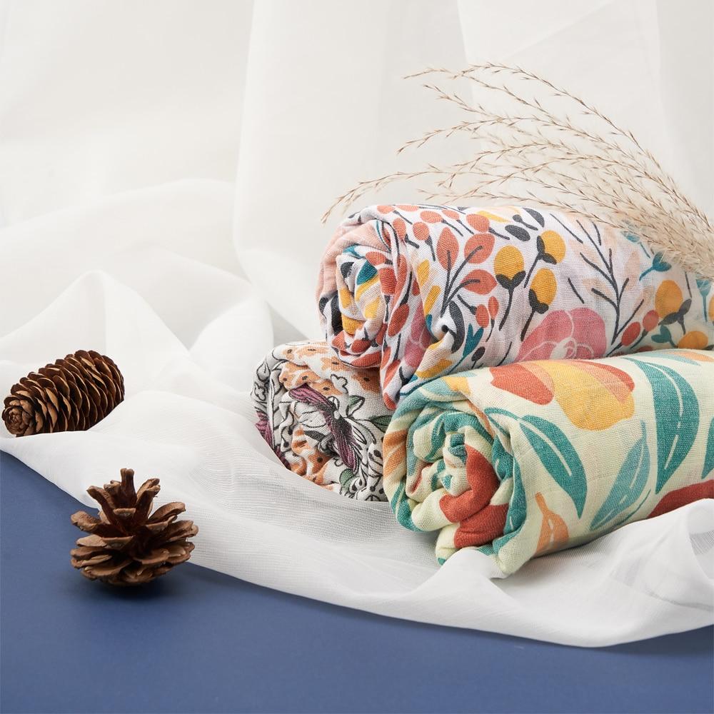 Extra Large Meadow Bamboo Muslin