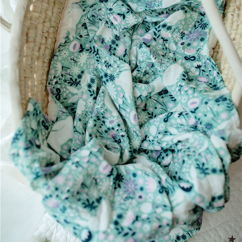 Extra Large Meadow Bamboo Muslin
