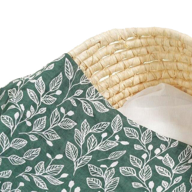 Extra Large Leafy Cotton Muslin