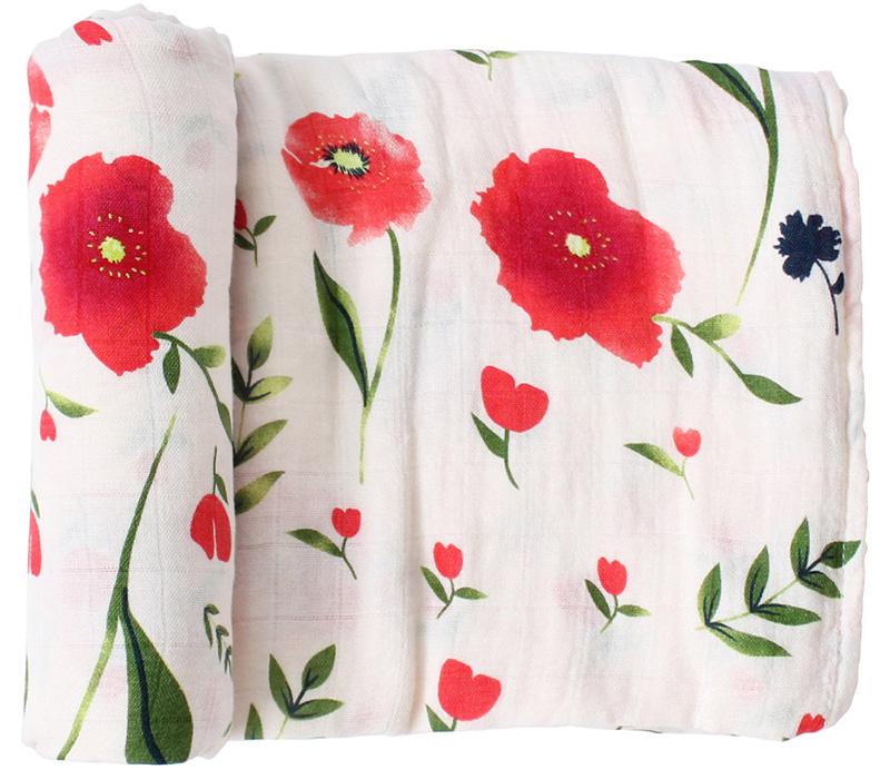 2 Pack Extra Large Poppy Bamboo Muslins