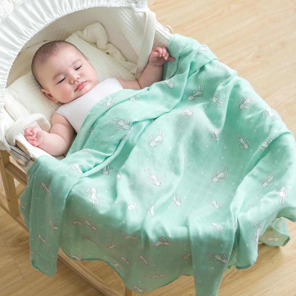 2 Pack Extra Large Bunny Bamboo Muslins