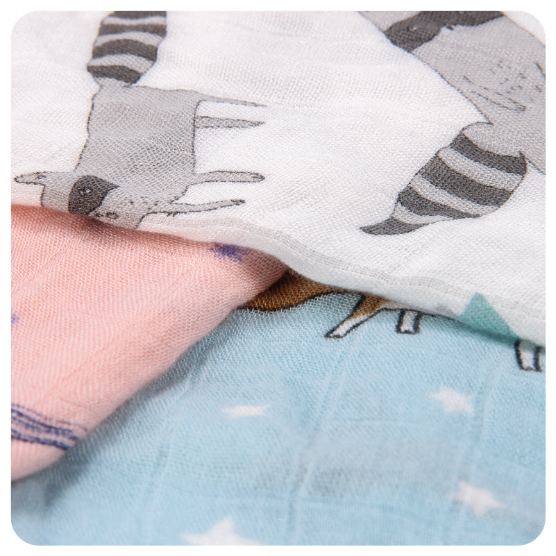 Extra Large Raccoon Bamboo Muslin