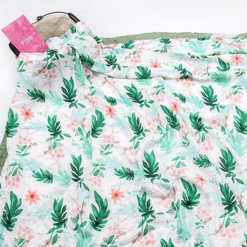 Four Layer Tropical Bamboo Blanket