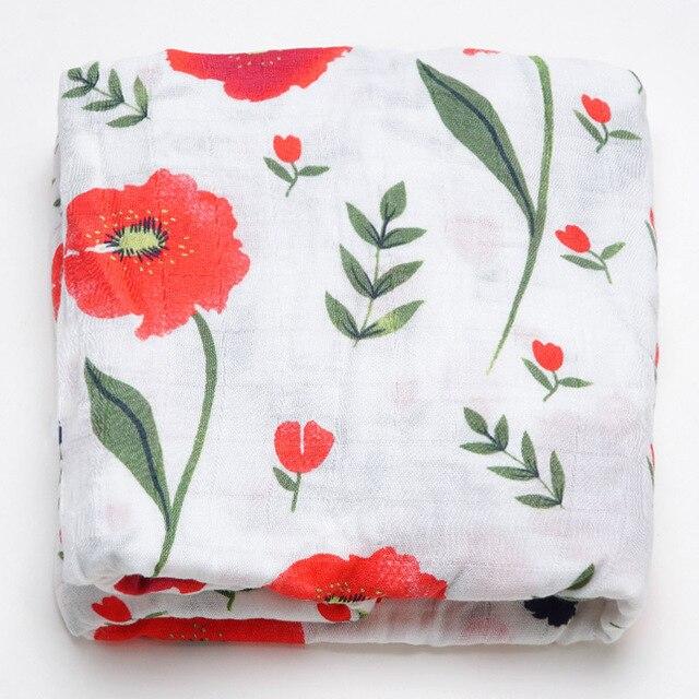 Extra Large Poppy Cotton Muslin