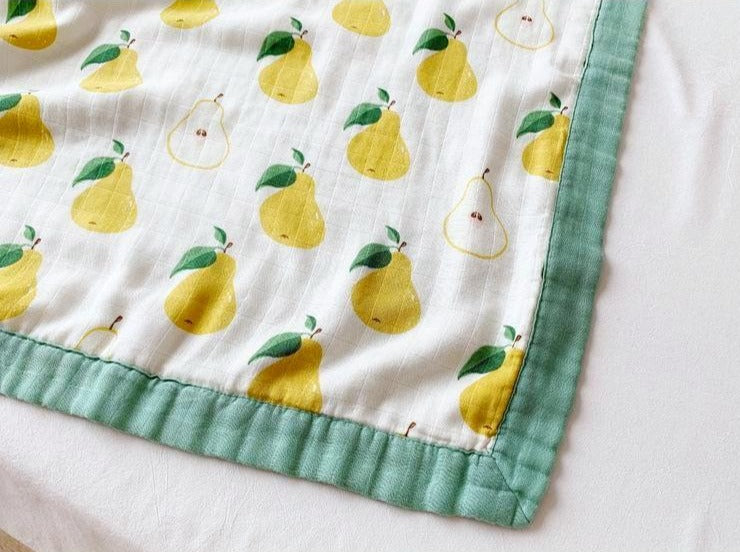 Four Layer Pear Bamboo Blanket